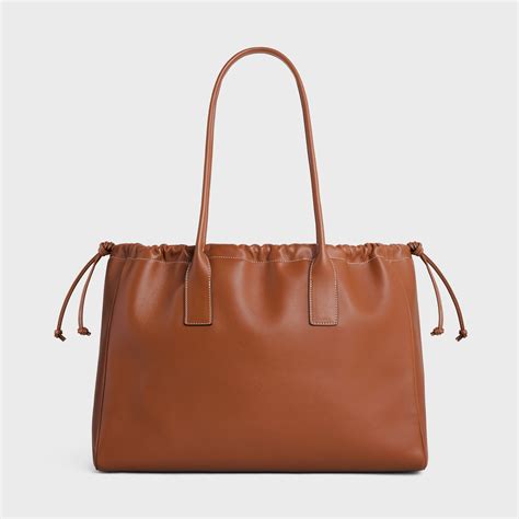 celine foulard drawstring bag|Celine Smooth Calfskin Cuir Small Triomphe Cabas Drawstring Tan.